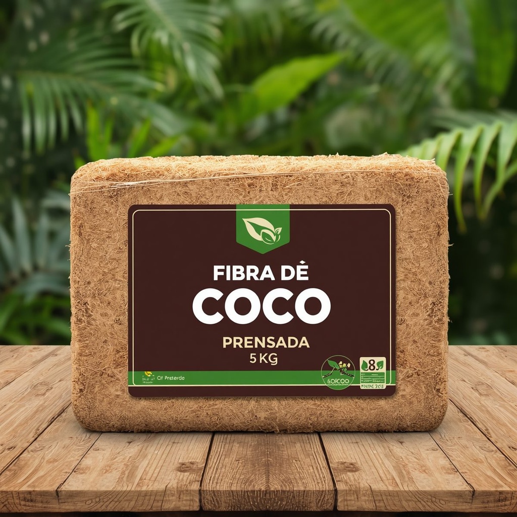 [SUS-003] Fibra de Coco Prensada (bloque 5 kg)